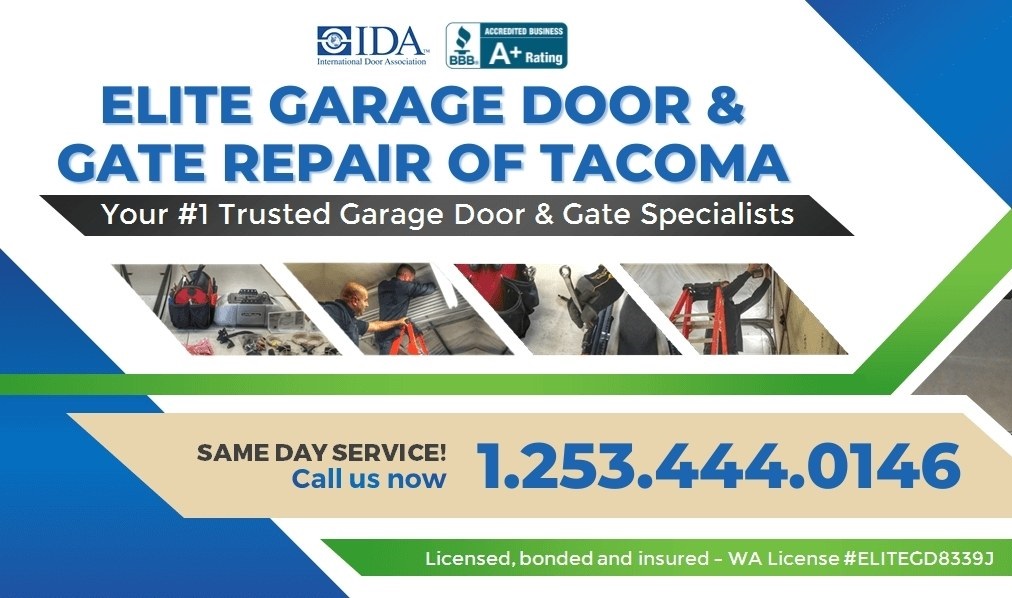 Elite® Garage Door & Gate Repair Of Tacoma WA & Pierce County - Main Banner