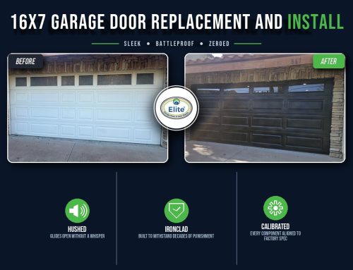 New 16X7 Garage Door Installation in Puyallup, WA 98375